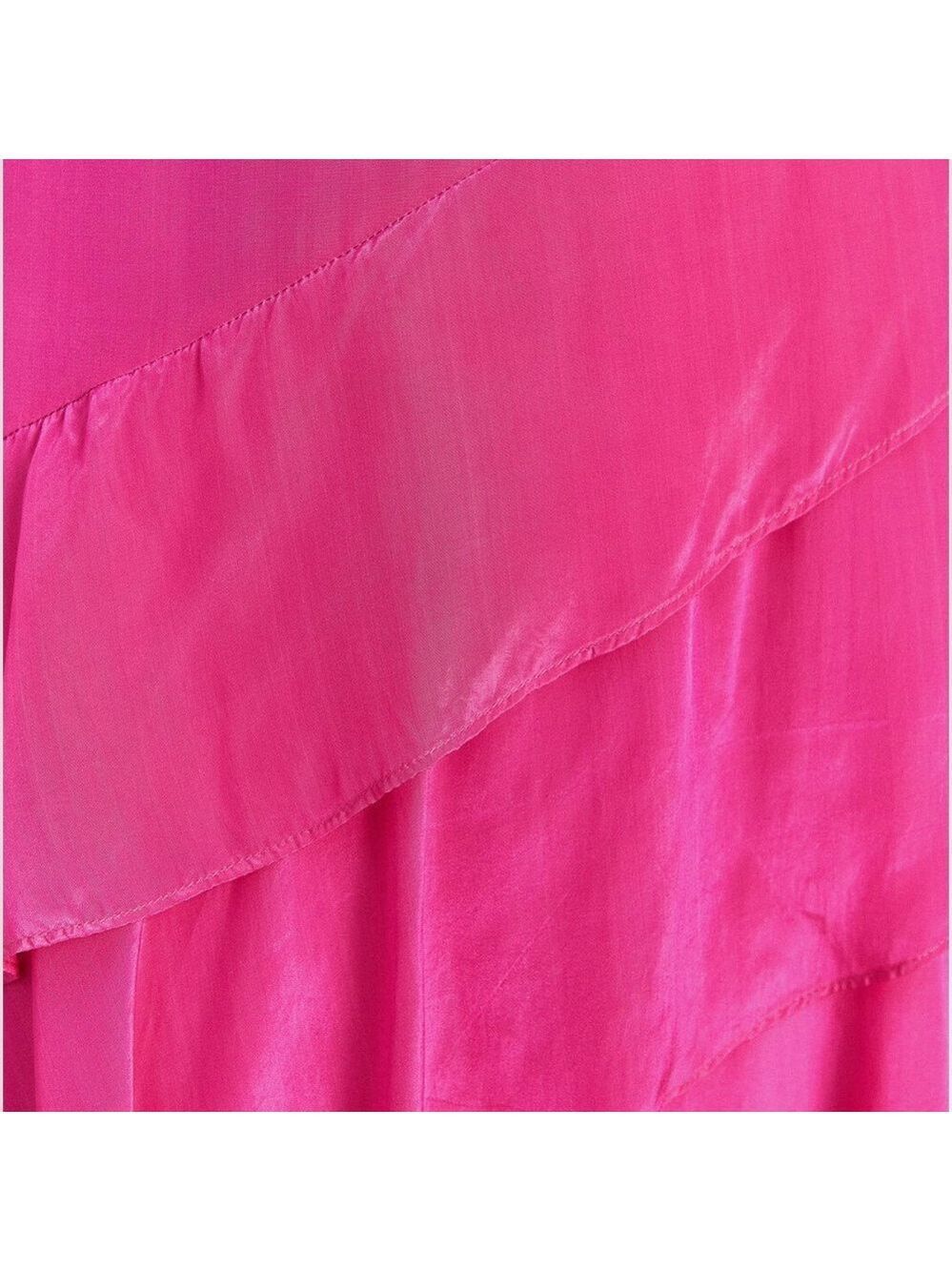 Farm Rio Dark Pink Marocaine Ruffle Skirt - Picture 8 of 9